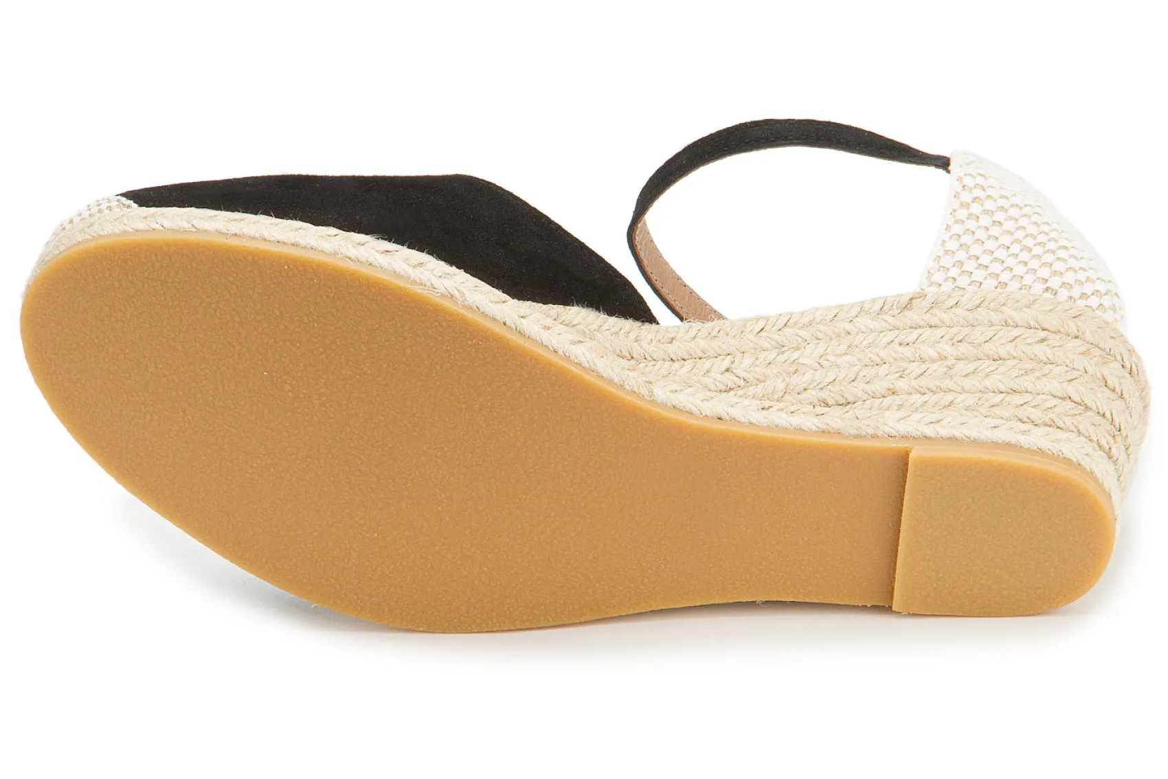 Espadrilles|Sandalen|Horsch Schuhe Espadrilles in Untergrößen Schwarz