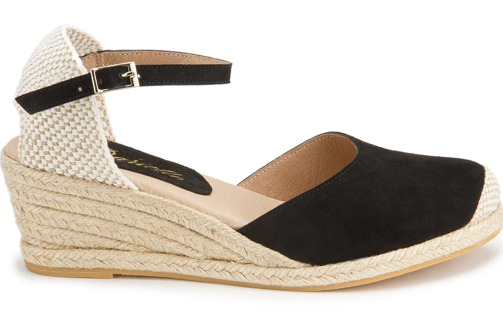 Espadrilles|Sandalen|Horsch Schuhe Espadrilles in Untergrößen Schwarz