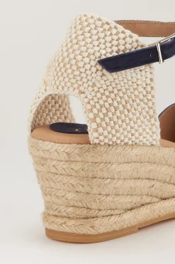 Espadrilles|Sandalen|Horsch Schuhe Espadrilles in Untergrößen Blau