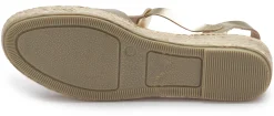 Espadrilles|Sandalen|Horsch Schuhe Espadrilles in Untergrößen Gold