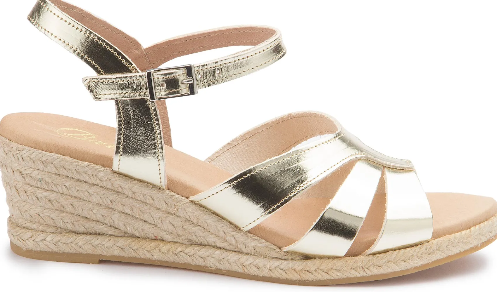 Espadrilles|Sandalen|Horsch Schuhe Espadrilles in Untergrößen Gold