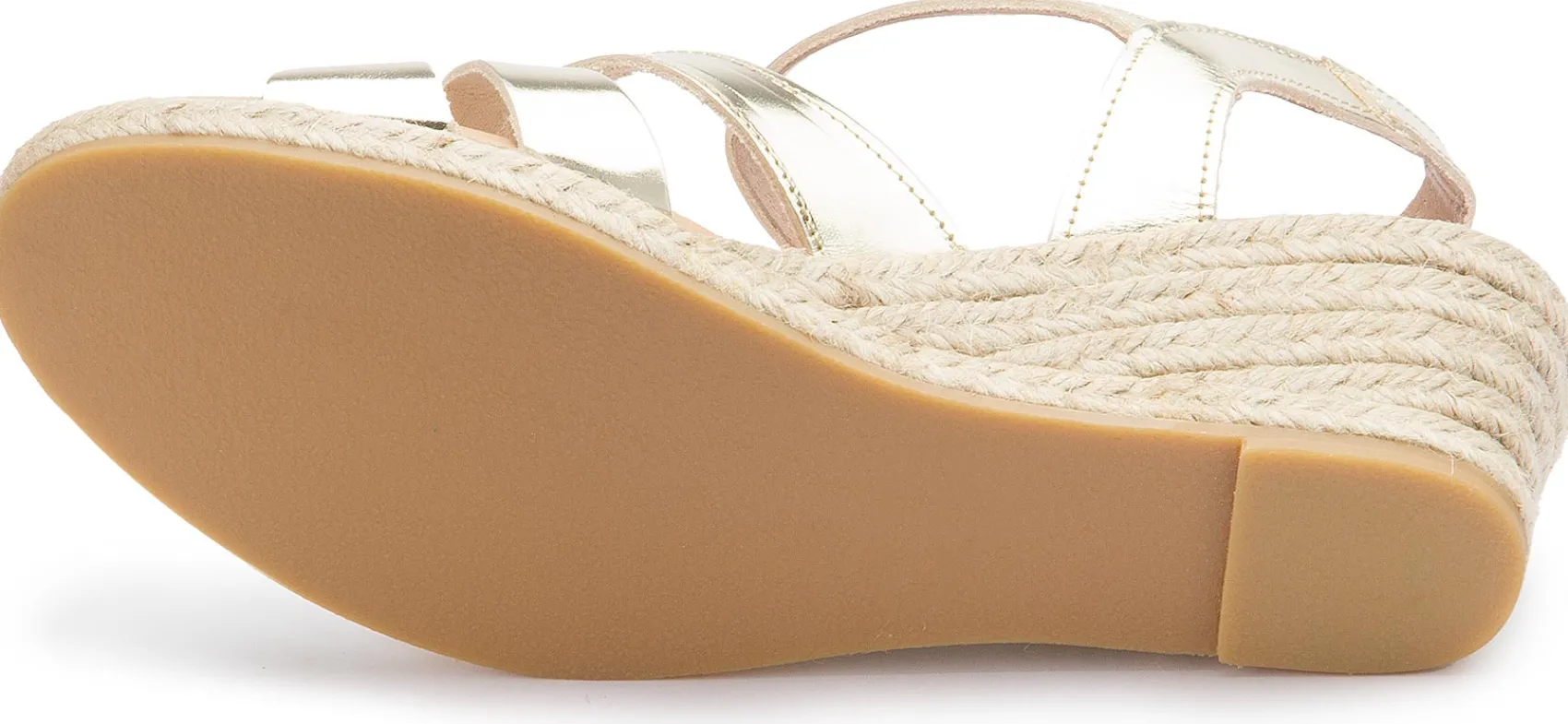 Espadrilles|Sandalen|Horsch Schuhe Espadrilles in Untergrößen Gold