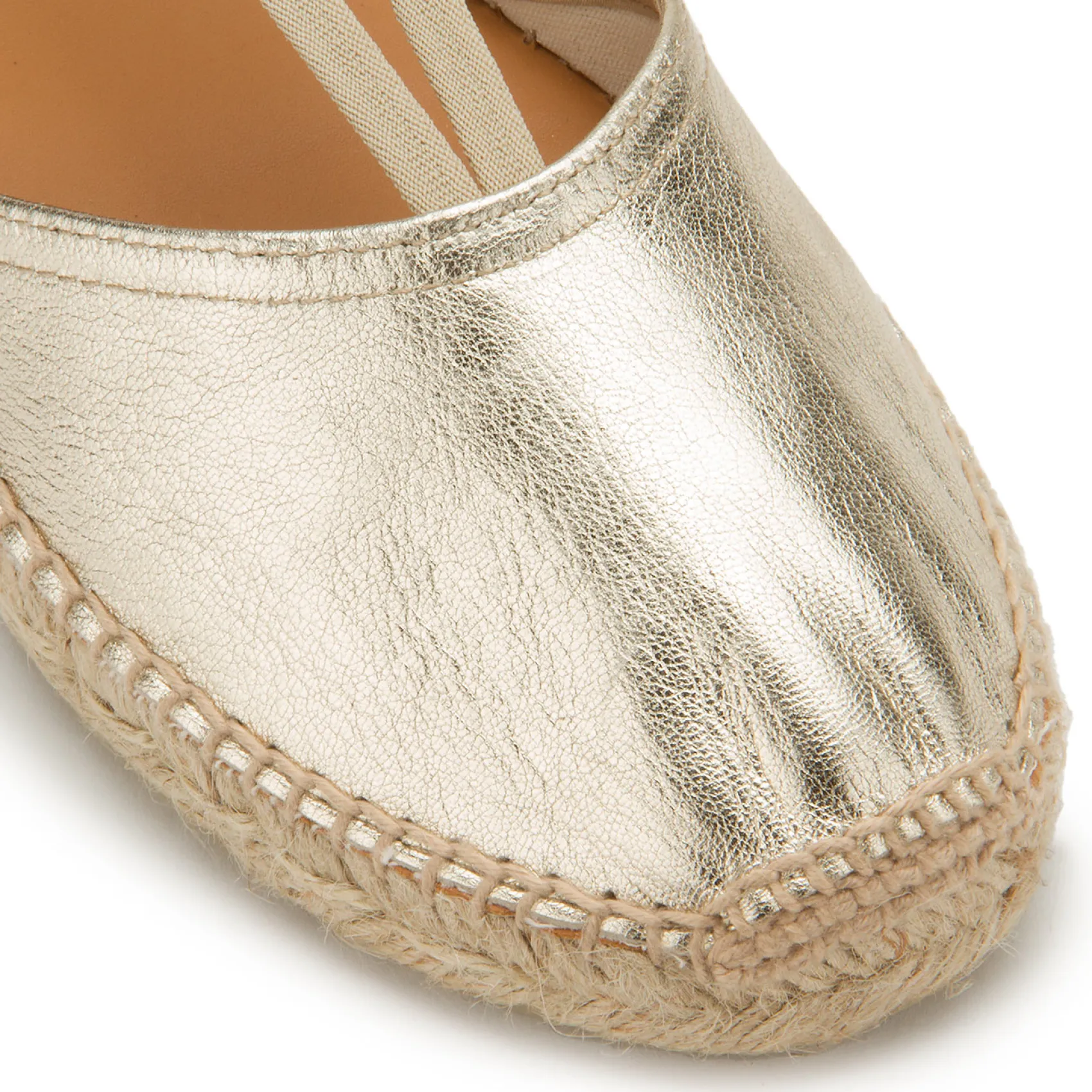 Espadrilles|Sandalen|Horsch Schuhe Espadrilles in Untergrößen Silber