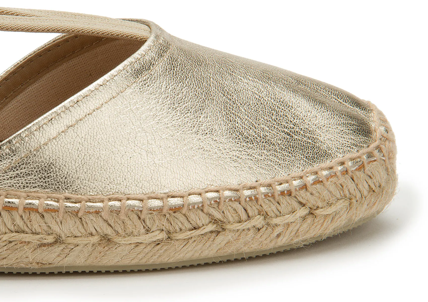 Espadrilles|Sandalen|Horsch Schuhe Espadrilles in Untergrößen Silber