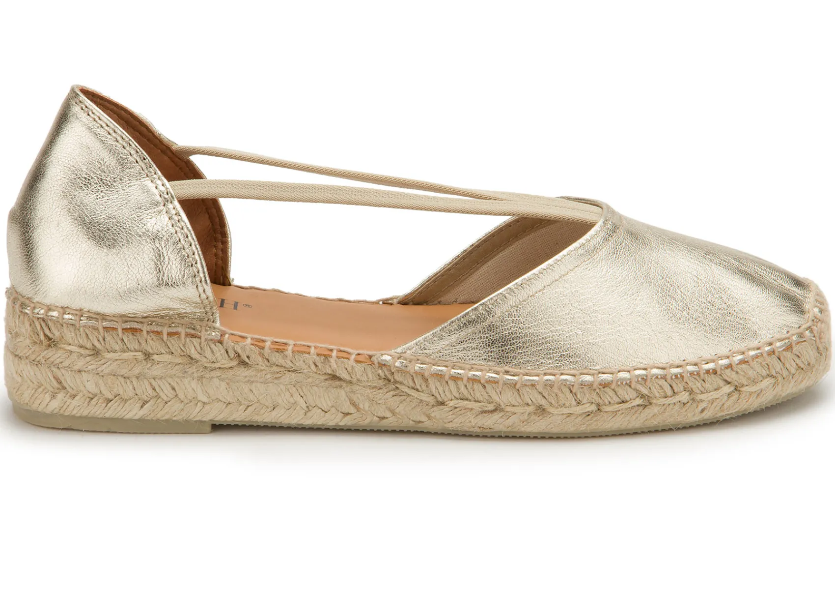 Espadrilles|Sandalen|Horsch Schuhe Espadrilles in Untergrößen Silber