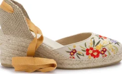 Espadrilles|Sandalen|Horsch Schuhe Espadrilles in Untergrößen Beige