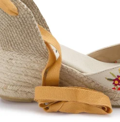 Espadrilles|Sandalen|Horsch Schuhe Espadrilles in Untergrößen Beige