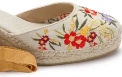 Espadrilles|Sandalen|Horsch Schuhe Espadrilles in Untergrößen Beige