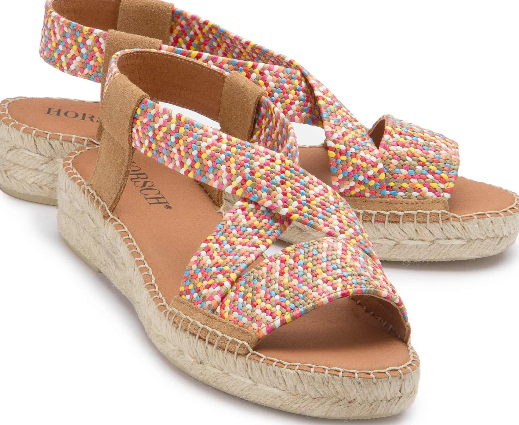 Espadrilles|Sandalen|Horsch Schuhe Espadrilles in Untergrößen Multicolor