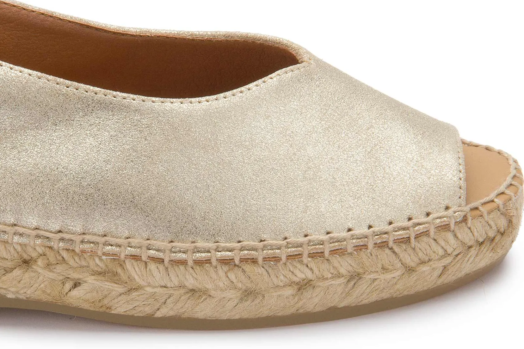 Espadrilles|Sandalen|Horsch Schuhe Espadrilles in Untergrößen Gold