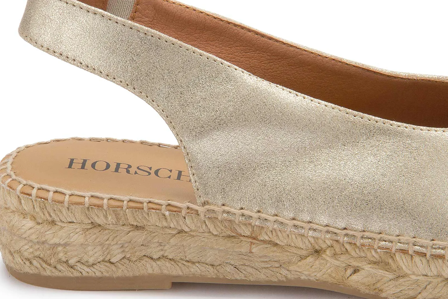 Espadrilles|Sandalen|Horsch Schuhe Espadrilles in Untergrößen Gold