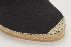 Espadrilles|Sandalen|Horsch Schuhe Espadrilles in Untergrößen Schwarz