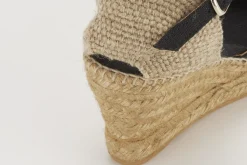 Espadrilles|Sandalen|Horsch Schuhe Espadrilles in Untergrößen Schwarz