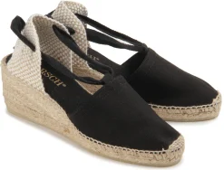 Espadrilles|Sandalen|Horsch Schuhe Espadrilles in Untergrößen Schwarz