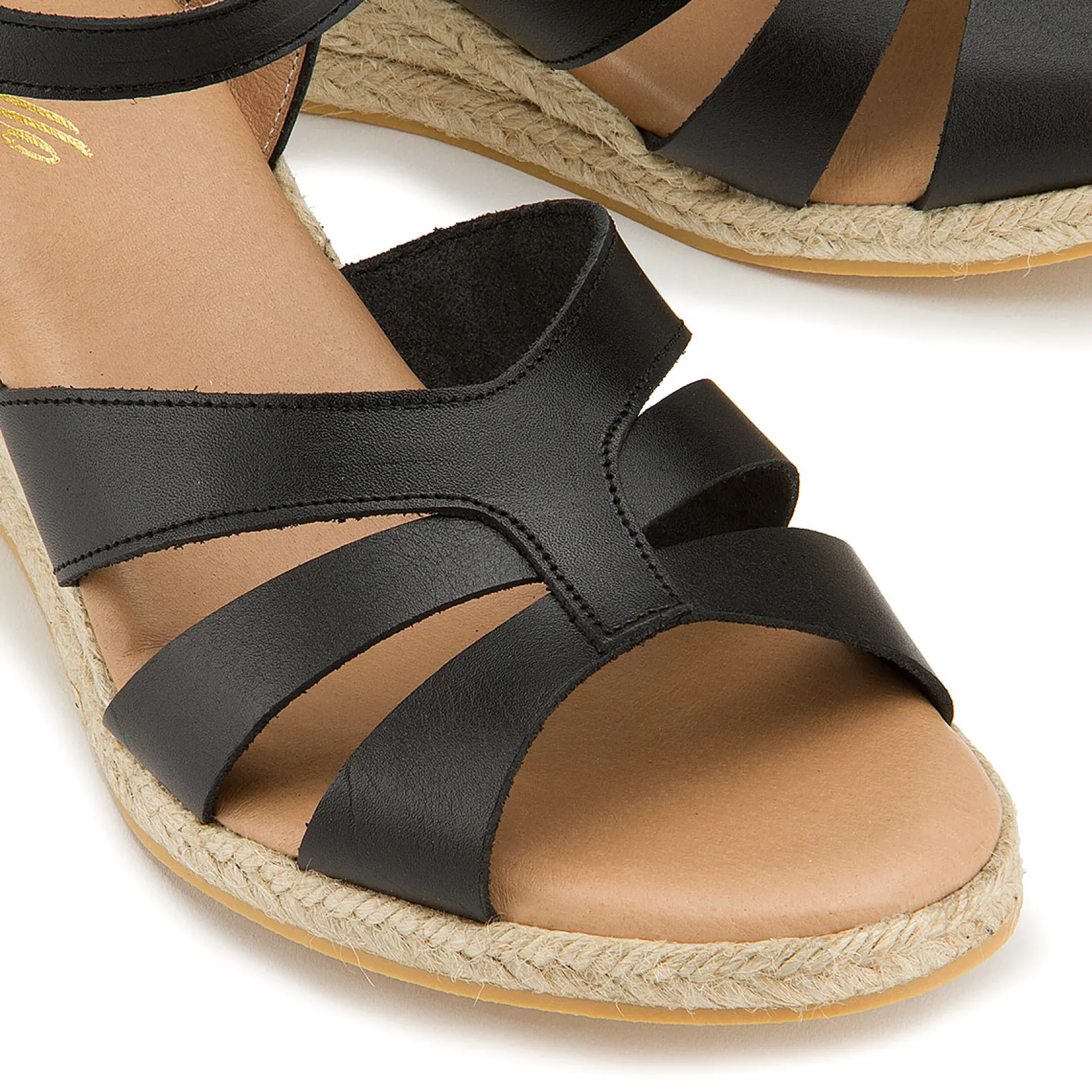 Espadrilles|Sandalen|Horsch Schuhe Espadrilles in Untergrößen Schwarz