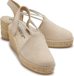 Espadrilles|Sandalen|Horsch Schuhe Espadrilles in Untergrößen Beige