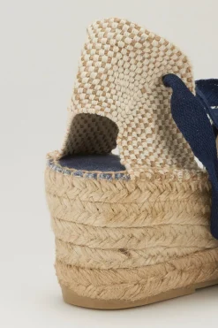 Espadrilles|Sandalen|Horsch Schuhe Espadrilles in Untergrößen Blau