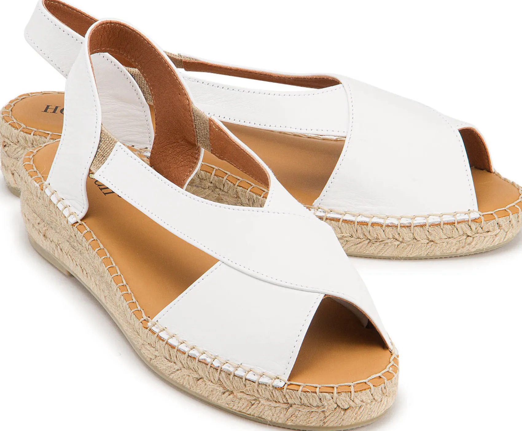 Espadrilles|Sandalen|Horsch Schuhe Espadrilles in Untergrößen Weiß