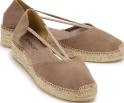 Espadrilles|Sandalen|Horsch Schuhe Espadrilles in Untergrößen Beige