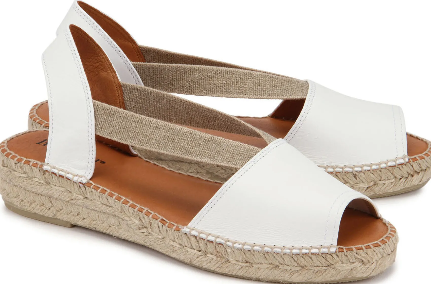 Espadrilles|Sandalen|Horsch Schuhe Espadrilles in Untergrößen Weiß