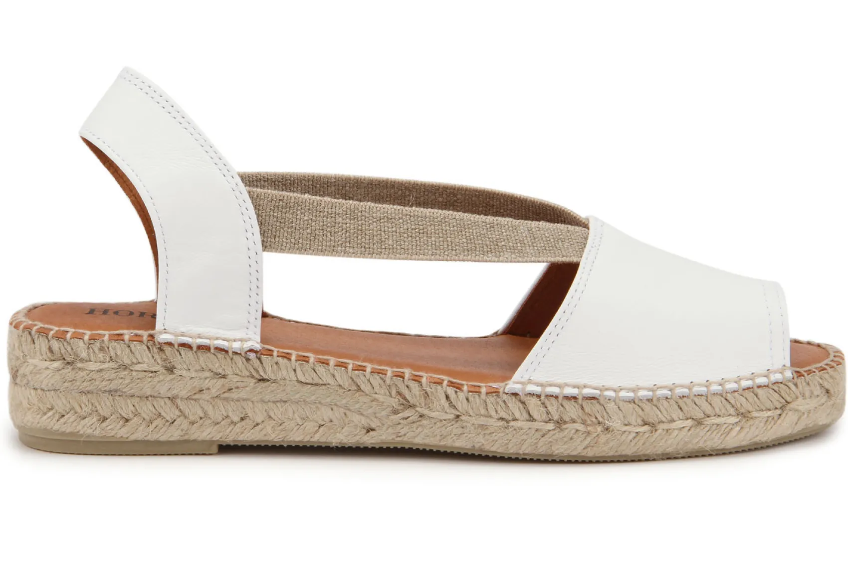 Espadrilles|Sandalen|Horsch Schuhe Espadrilles in Untergrößen Weiß