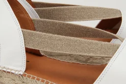 Espadrilles|Sandalen|Horsch Schuhe Espadrilles in Untergrößen Weiß
