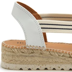 Espadrilles|Sandalen|Horsch Schuhe Espadrilles in Untergrößen Weiß
