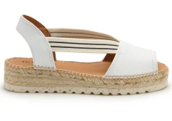 Espadrilles|Sandalen|Horsch Schuhe Espadrilles in Untergrößen Weiß