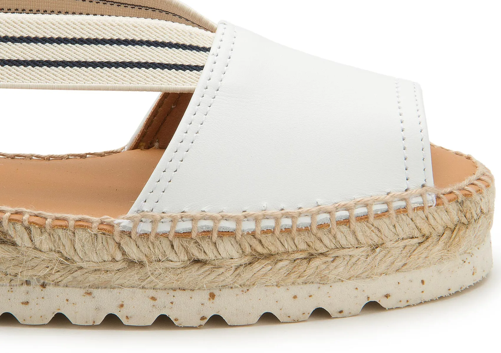 Espadrilles|Sandalen|Horsch Schuhe Espadrilles in Untergrößen Weiß
