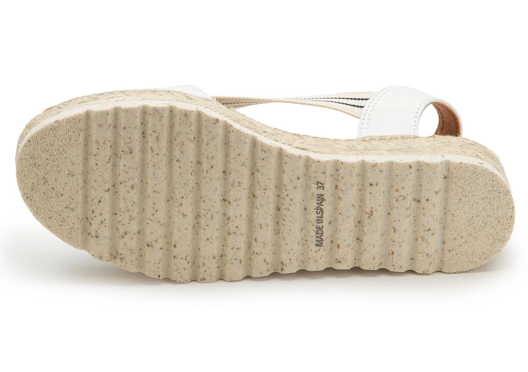 Espadrilles|Sandalen|Horsch Schuhe Espadrilles in Untergrößen Weiß