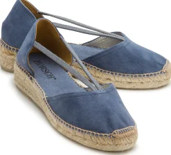 Espadrilles|Sandalen|Horsch Schuhe Espadrilles in Untergrößen Blau