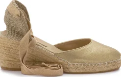 Espadrilles|Sandalen|Horsch Schuhe Espadrilles in Untergrößen Gold