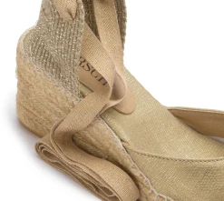 Espadrilles|Sandalen|Horsch Schuhe Espadrilles in Untergrößen Gold