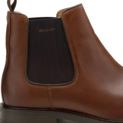 Stiefeletten|Gant Chelsea Boot in Übergrößen Braun