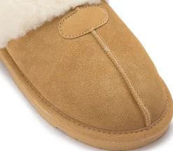 Hausschuhe|Bearpaw Hausschuh in Übergrößen Beige