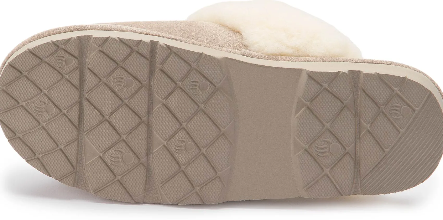 Hausschuhe|Bearpaw Hausschuh in Übergrößen Taupe