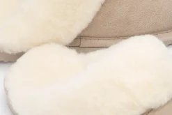 Hausschuhe|Bearpaw Hausschuh in Übergrößen Taupe