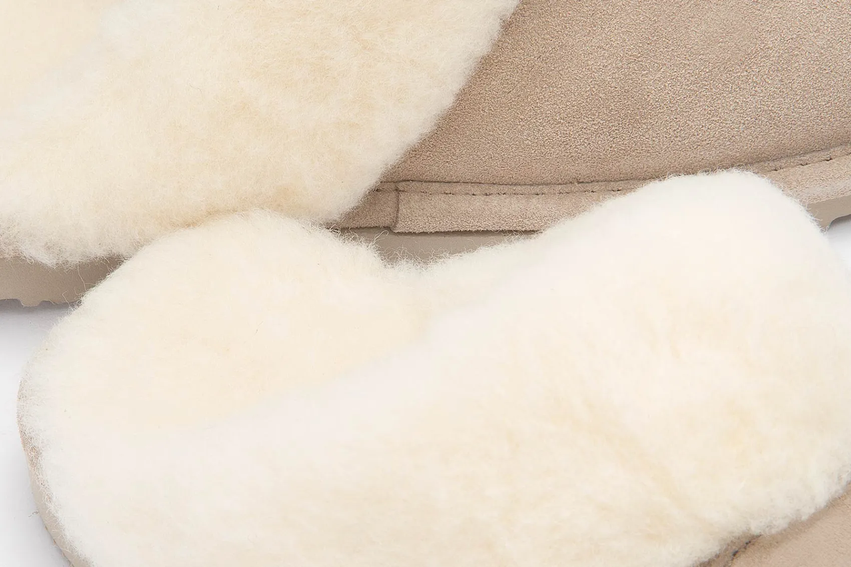 Hausschuhe|Bearpaw Hausschuh in Übergrößen Taupe