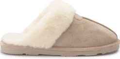Hausschuhe|Bearpaw Hausschuh in Übergrößen Taupe
