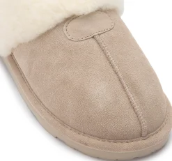 Hausschuhe|Bearpaw Hausschuh in Übergrößen Taupe