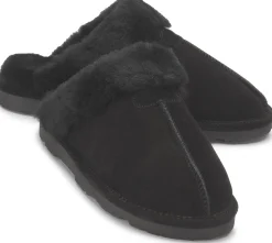 Hausschuhe|Bearpaw Hausschuh in Übergrößen Schwarz