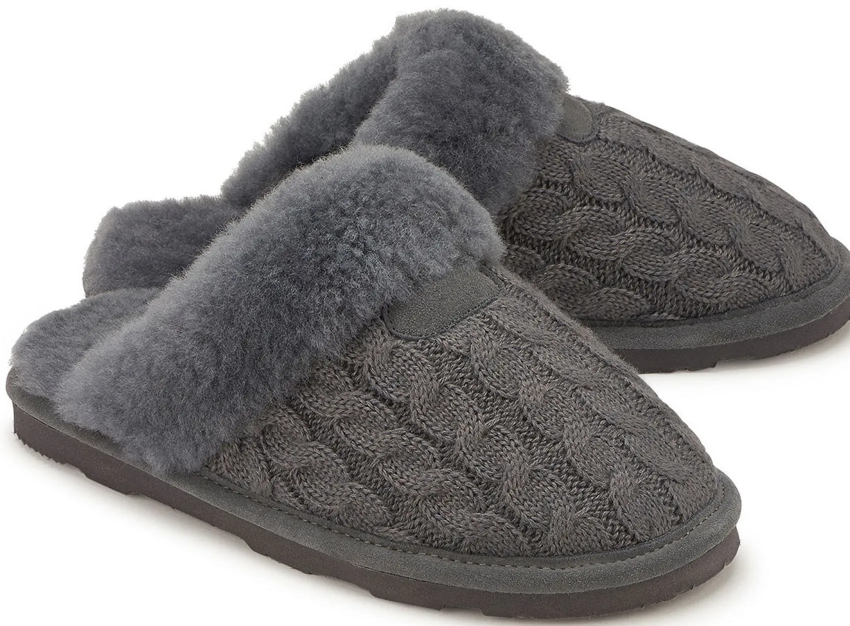 Hausschuhe|Bearpaw Hausschuhe in Übergrößen Grau
