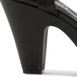 Sandalen|Horsch Schuhe High-Heel Sandale in Untergrößen Schwarz
