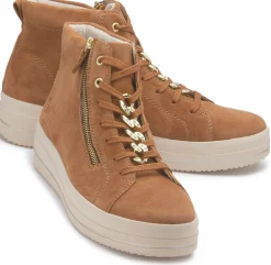 Stiefeletten|Sneaker|Remonte High-Top Sneaker in Übergrößen Braun