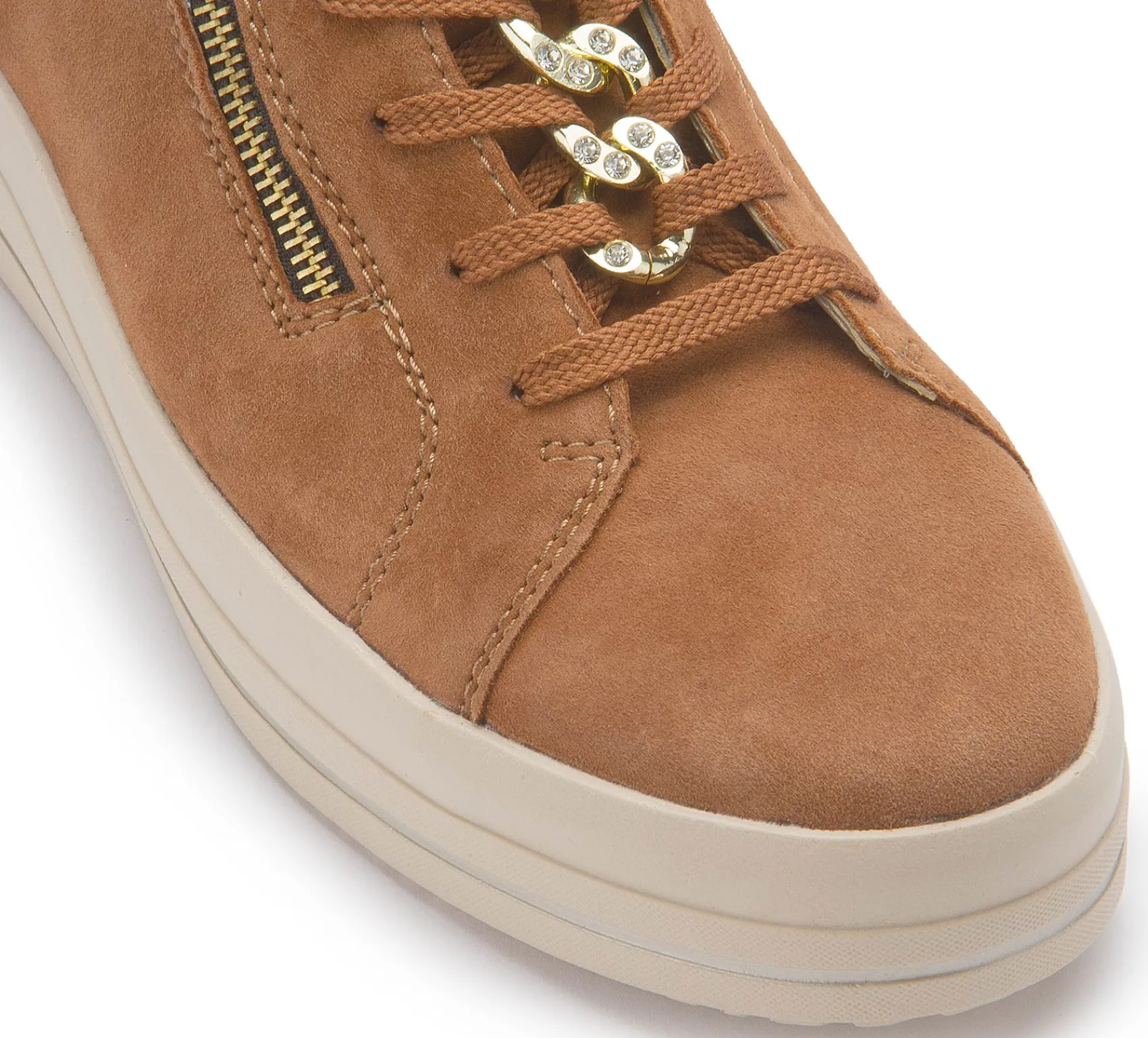 Stiefeletten|Sneaker|Remonte High-Top Sneaker in Übergrößen Braun