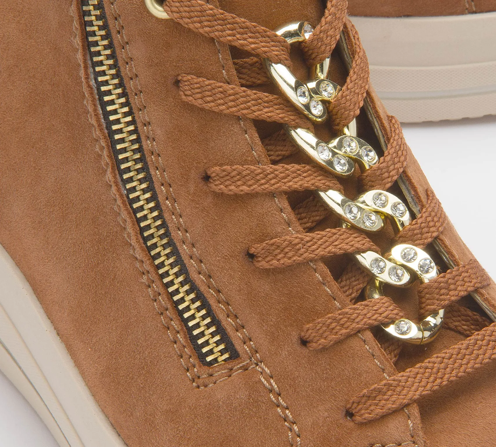 Stiefeletten|Sneaker|Remonte High-Top Sneaker in Übergrößen Braun