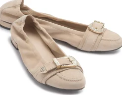 Ballerinas|Kennel Schmenger Kennel & Schmenger Ballerina in Übergrößen Beige