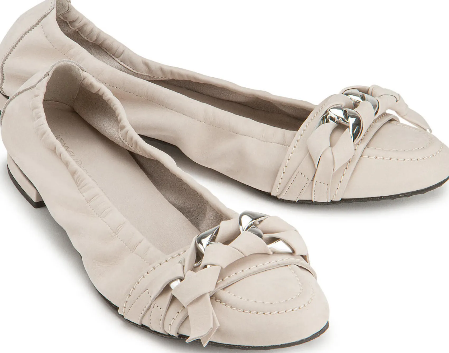 Ballerinas|Kennel Schmenger Kennel & Schmenger Ballerinas in Übergrößen Beige