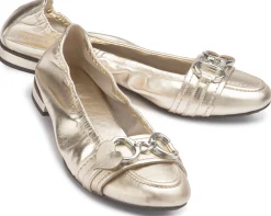 Ballerinas|Kennel Schmenger Kennel & Schmenger Ballerina in Übergrößen Gold
