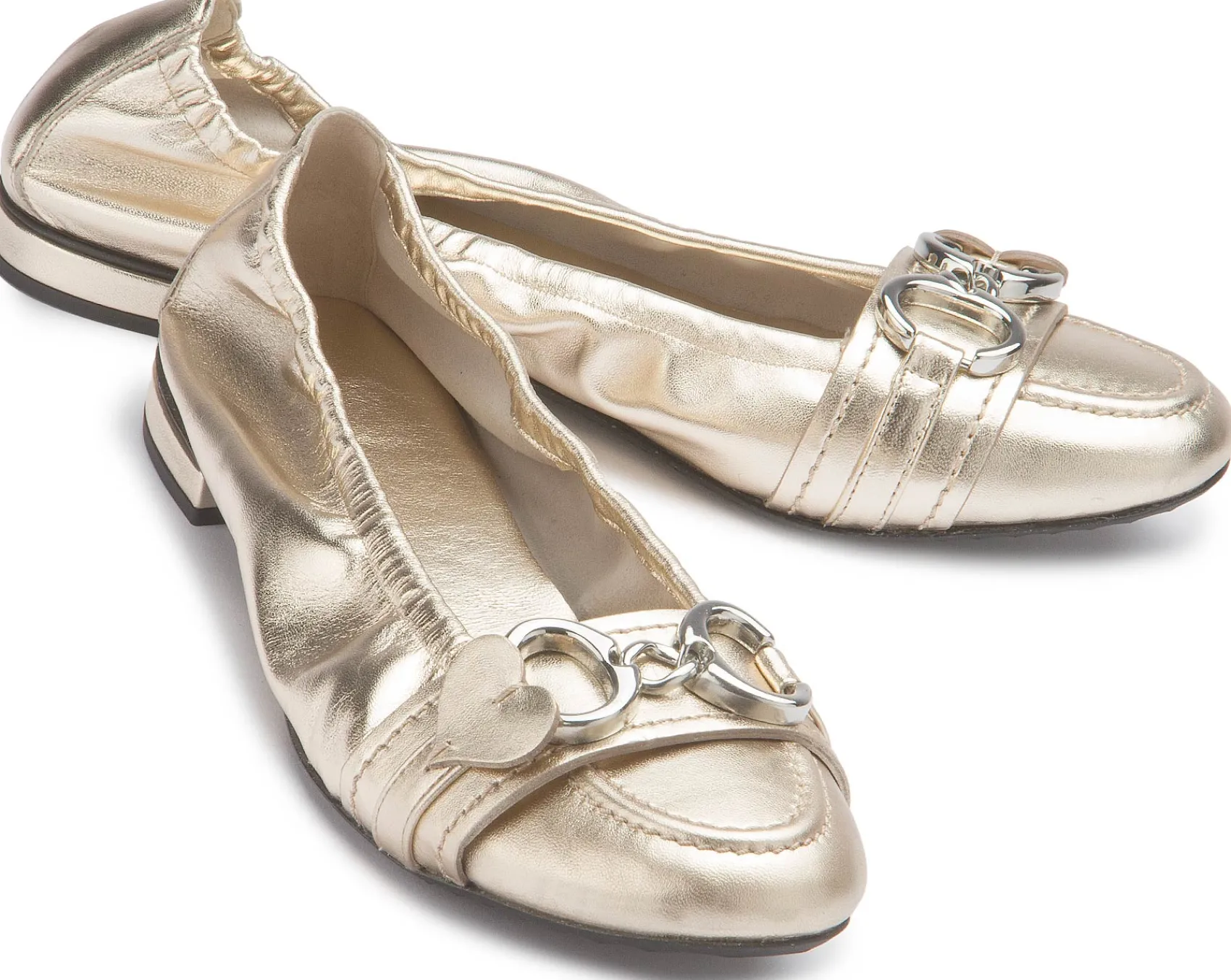 Ballerinas|Kennel Schmenger Kennel & Schmenger Ballerina in Übergrößen Gold